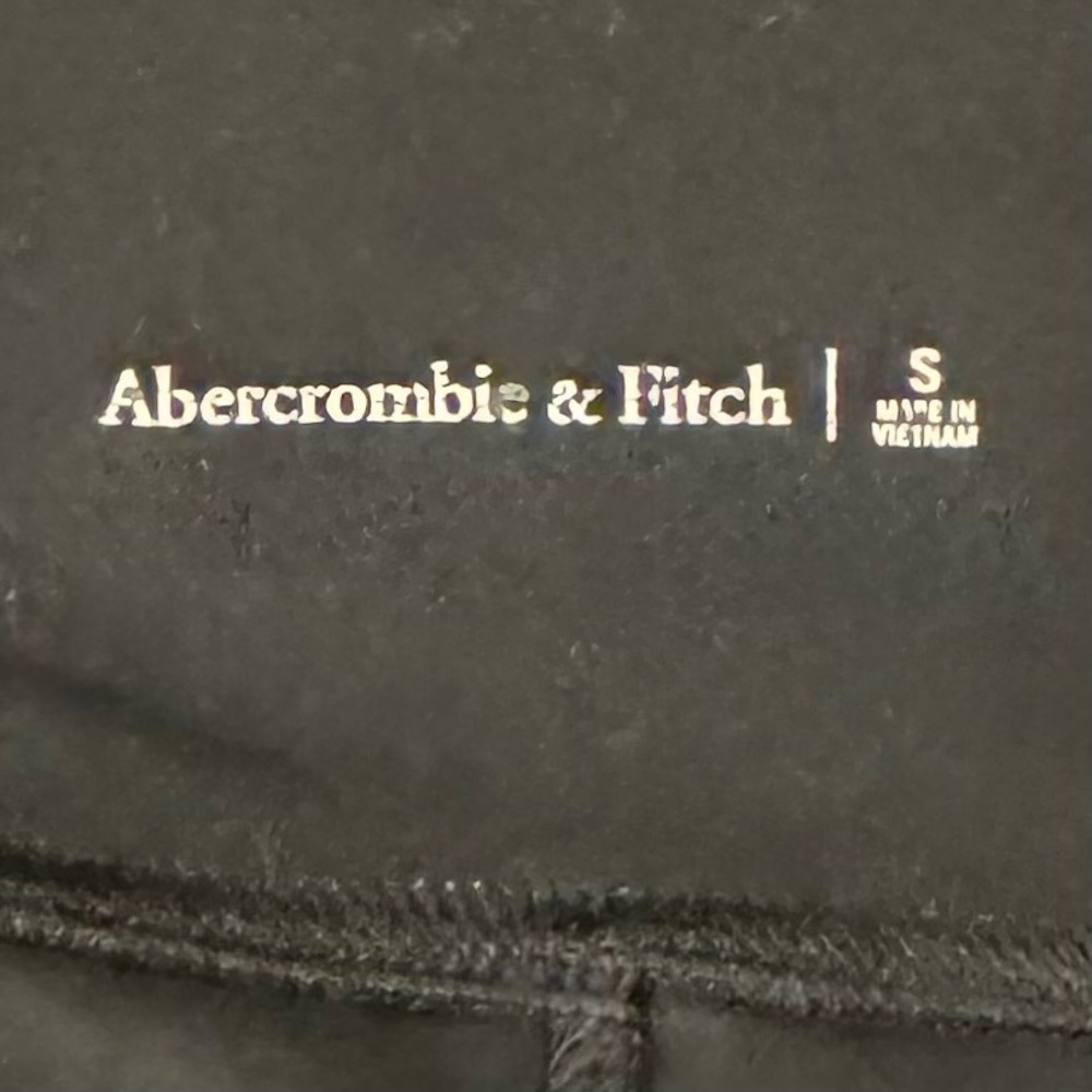 Abercrombie & Fitch Black Crossover Waist Jogger Pants Slim Fit | Size S - Picture 7 of 10